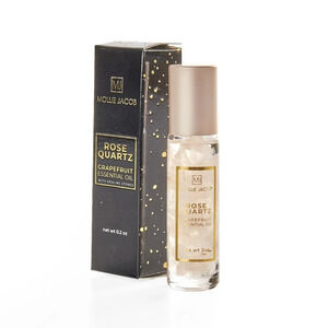 🌻🌻🆕 Mollie Jacob Rose Quartz Grapefruit Essential Oil 0.2 oz NIB